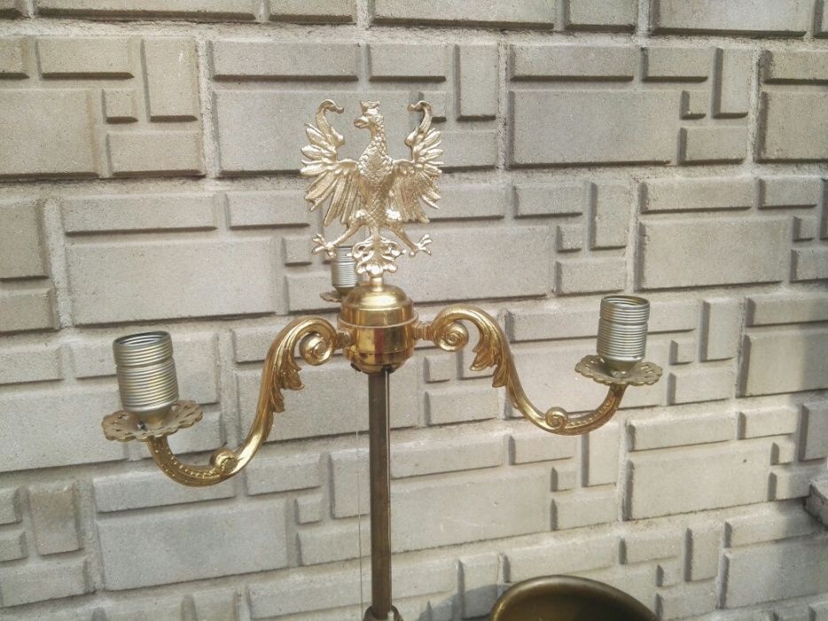 Lampa mosiężna, antyk