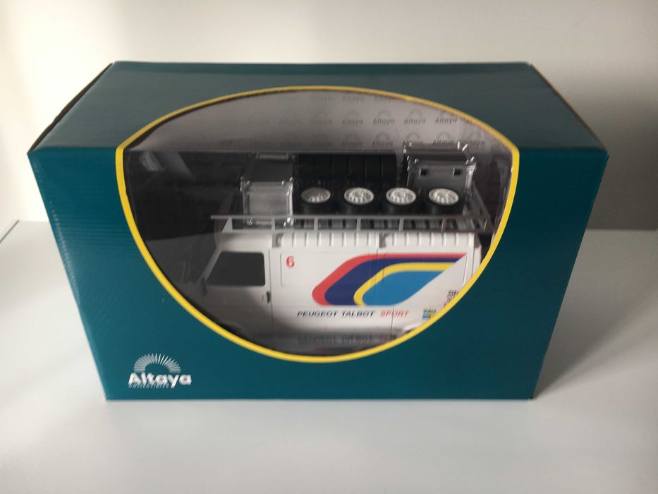 Altaya 1:18 Citroen C35 assistência Peugeot Talbot rally Monte Carlo