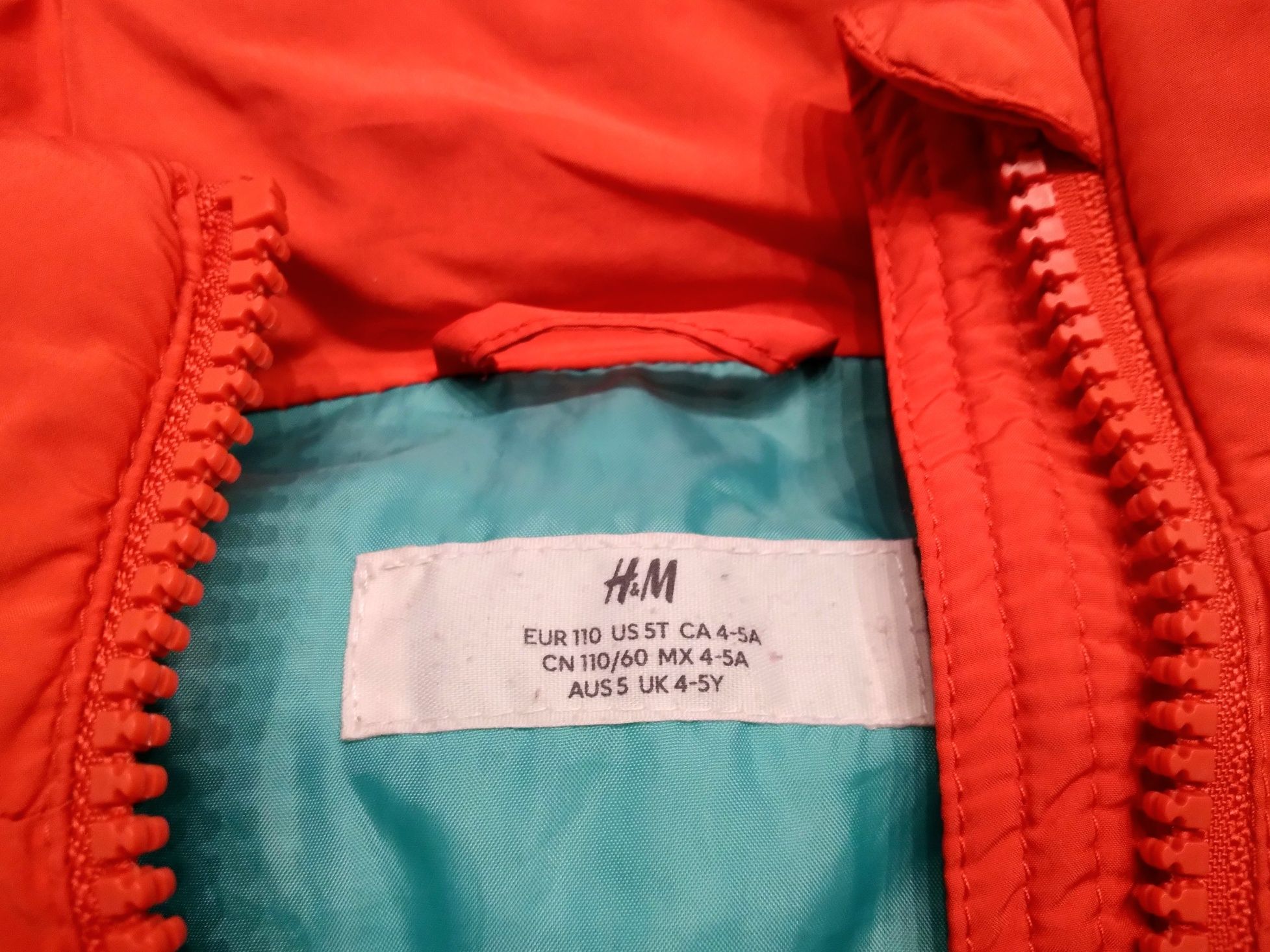 Zimowa kurtka H&M r. 110 5-6 lat
