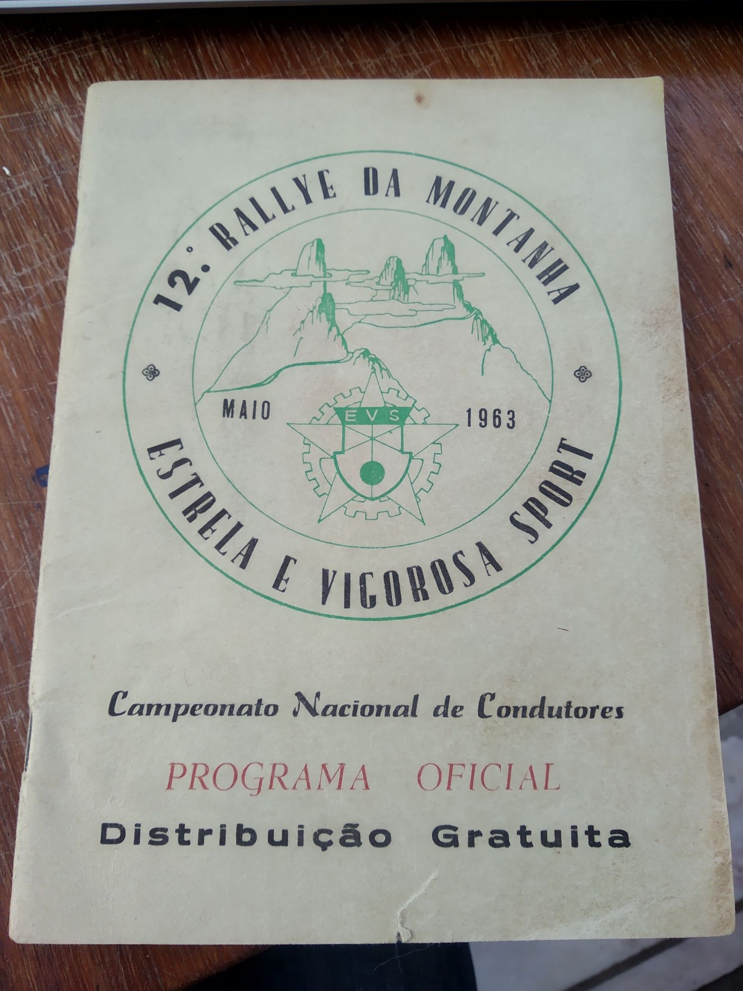 Programa oficial - 12° rallye da montanha - Maio 1963