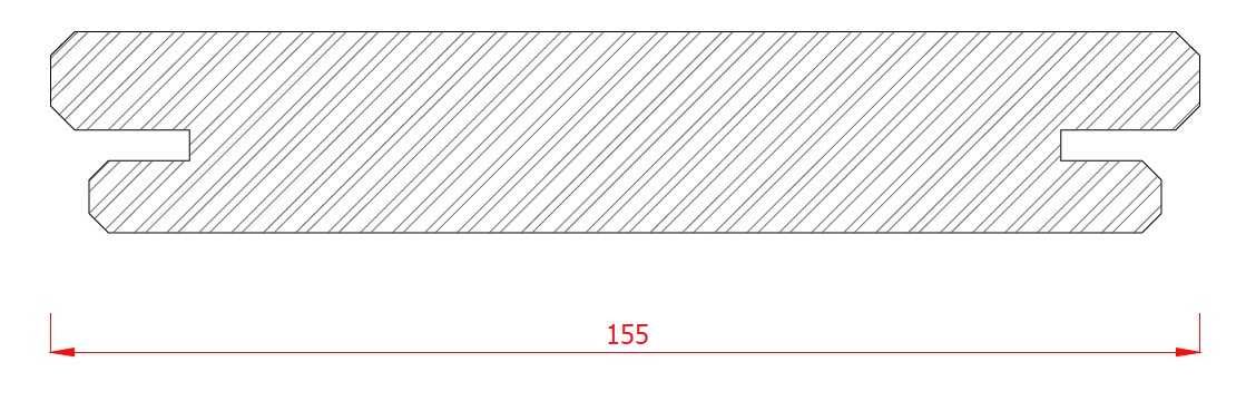 Deska Tarasowa Bambus Prasowany 20x155mm Fas KD