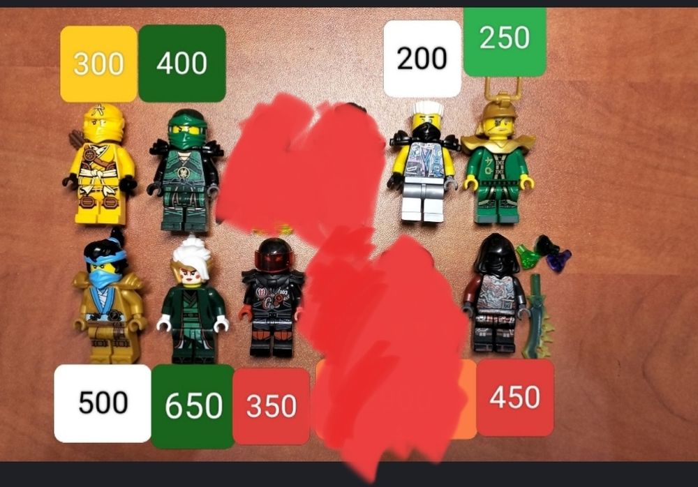 Lego Ninjago original лего ніндзяго оригінал мініфігурки аксесуари