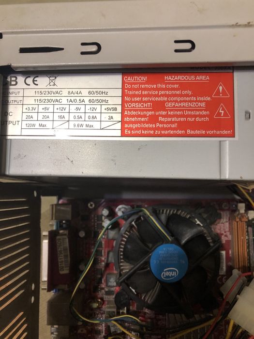 Системный блок компьютер монитор