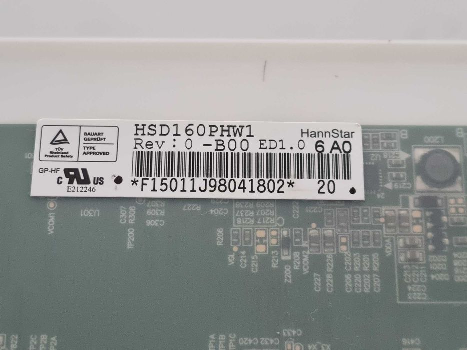 16" LCD Screen LED HSD160PHW164354225064321122
