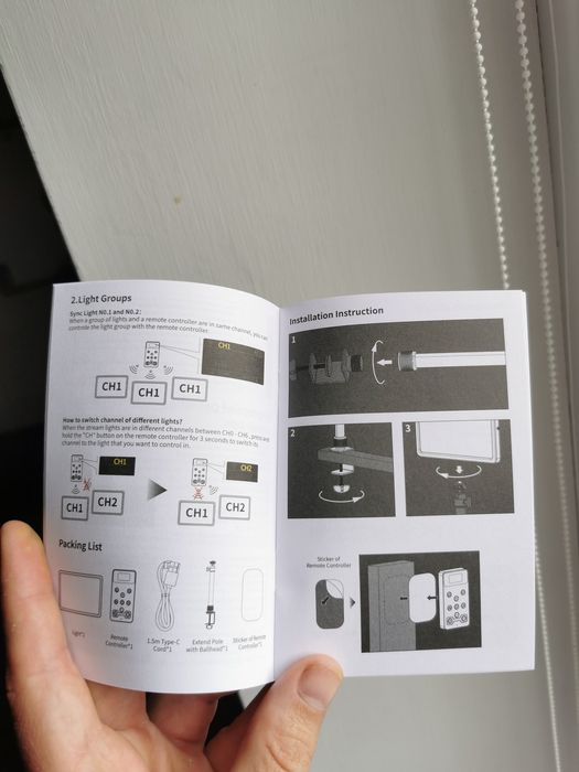 студійне світло для фото та відеозйомок  Ulanzi Vijim