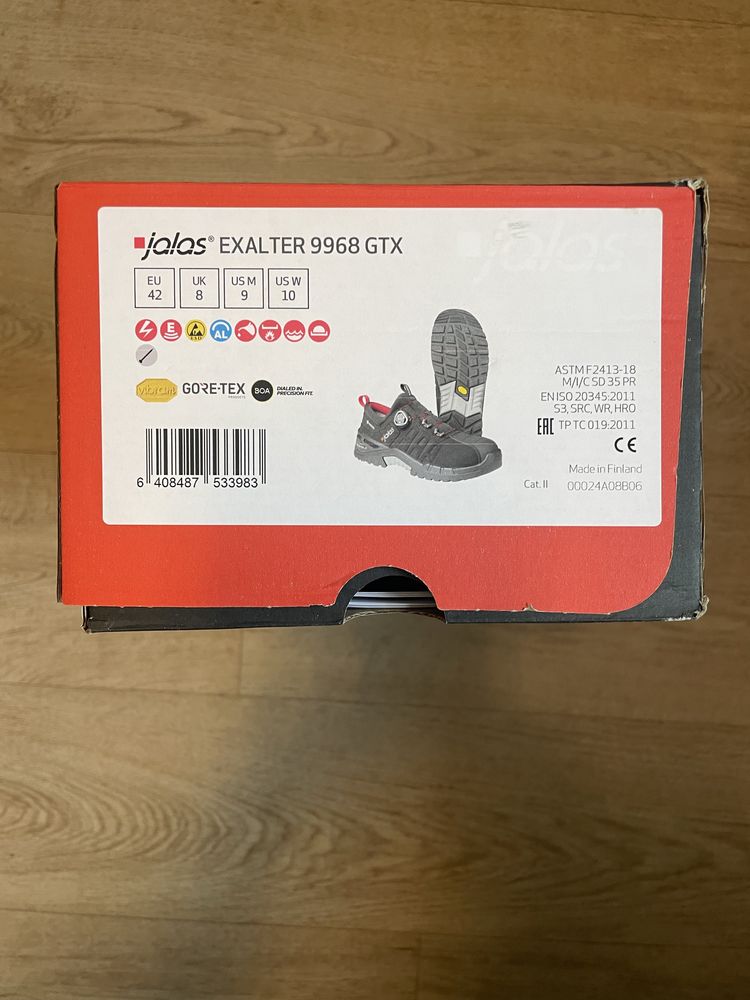 Buty Robocze JALAS EXALTER 9968 GTX| S3, SRC, WR, HRO. Nr 42