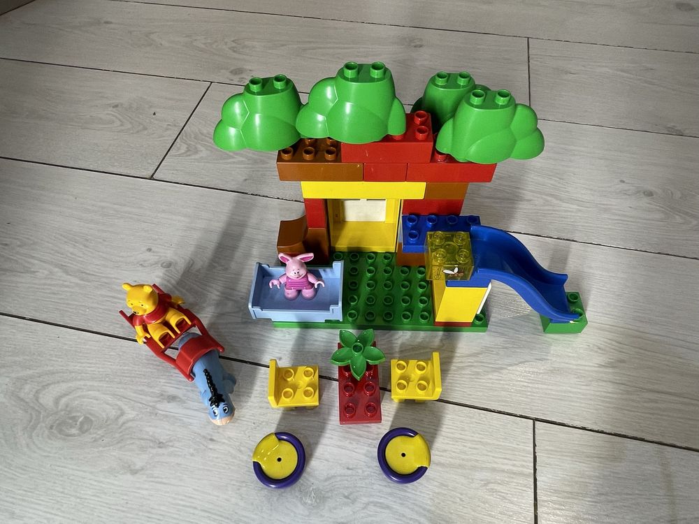 Lego duplo duzy zestaw kubus puchatek /osiolek prosiaczek