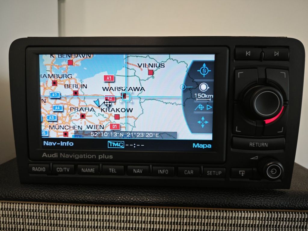 Radio audi rnse a3 8p audi navigation plus vw rns zestaw