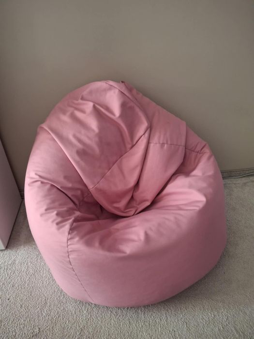 Duża pufa dla dziewczynki