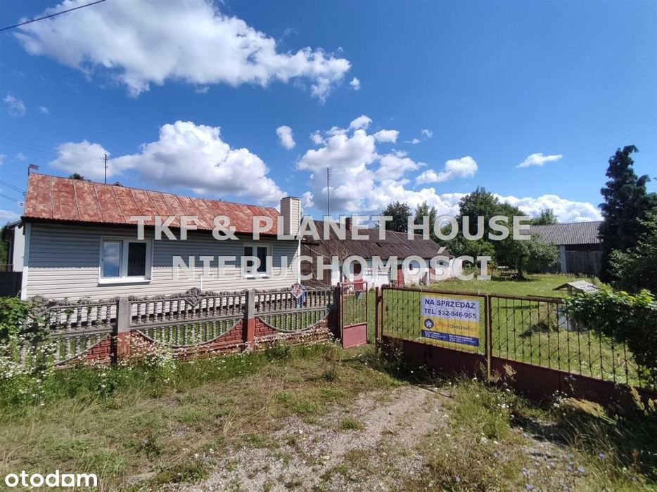 Dom 60 m2 z zab. gosp. 3000 m2 Paradyż ul. Konecka