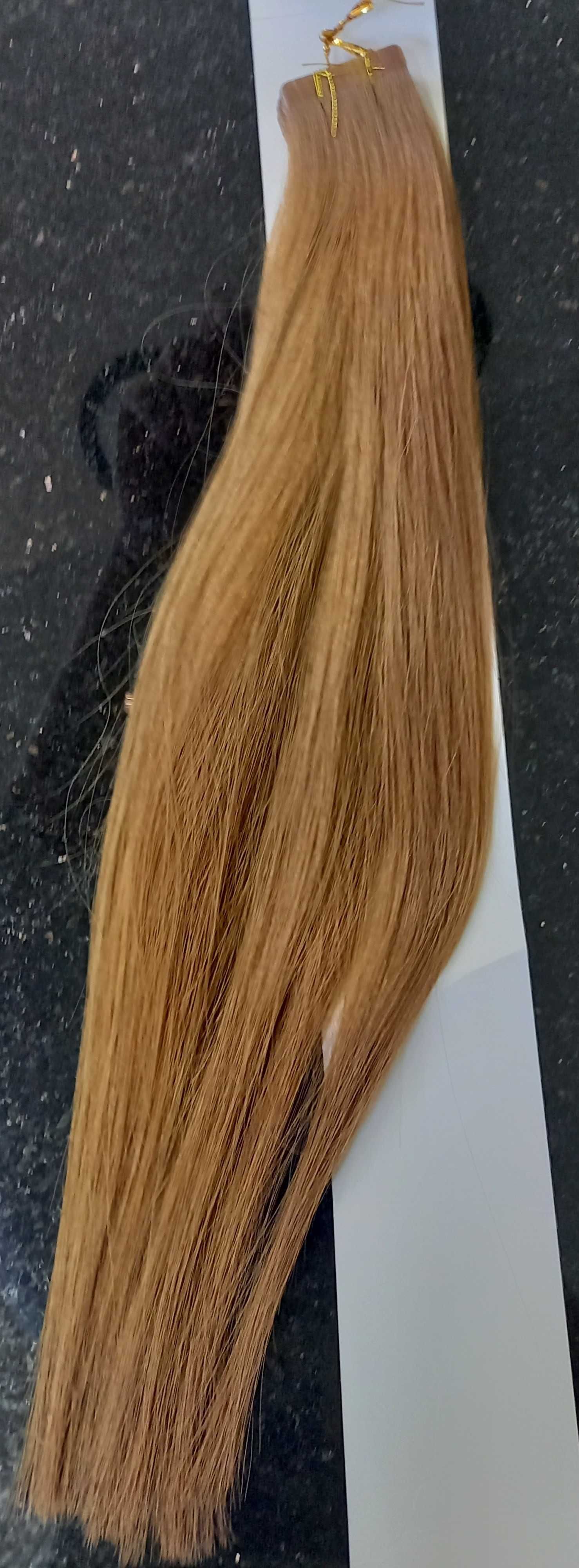 Przedłużanie włosów włosy naturalne 100% Human Hair Seamless1