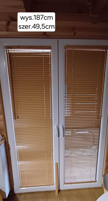 Żaluzje 4 sztuki