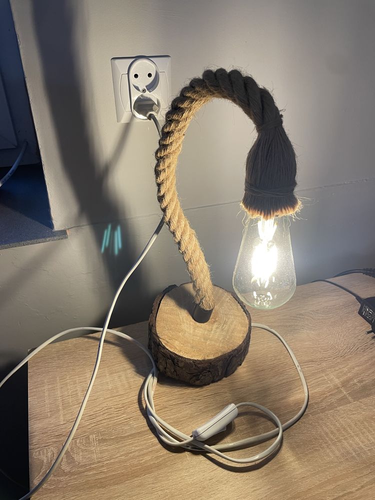 Lampka nocna retro sznur OKAZJA
