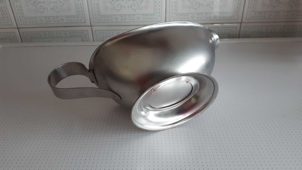 Bule molheira púcaro e açucareiro inox nacional