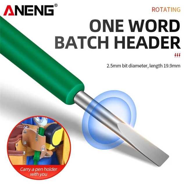 Chave Fenda Busca Pólos ANENG (1 Uni)