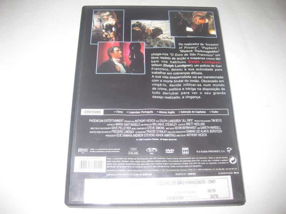 DVD "O Duro de São Francisco" com Dolph Lundgren/Raro!