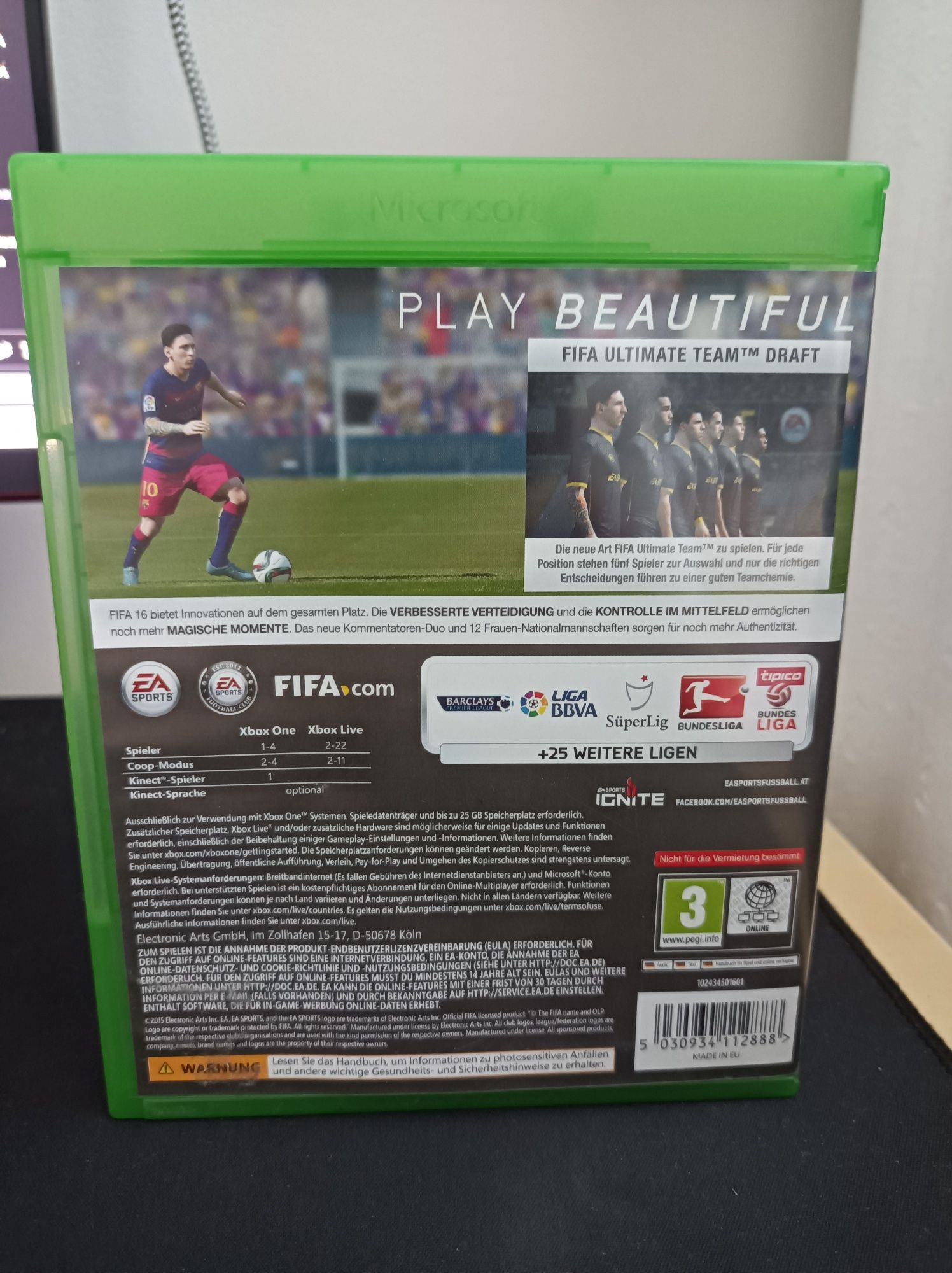 Gra FIFA 16 Xbox one