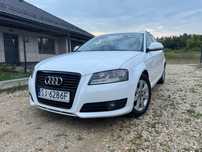 Audi A3 1.8 TFSI / SPORTBACK / biała perła / PDC