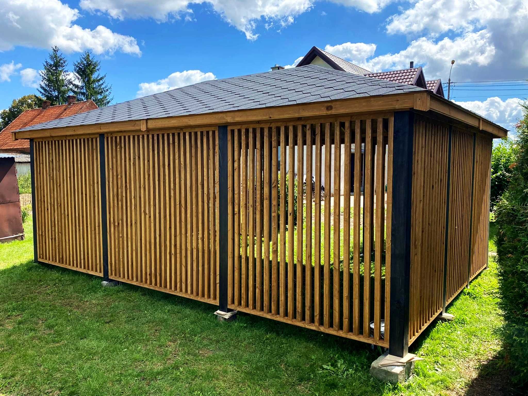 Altana ogrodowa 6m x 4m Nowoczesna altana drewniana - PRODUCENT