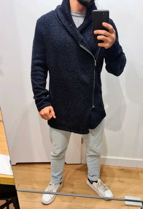 Kardigan z suwakiem - Czarny - H&M Divided