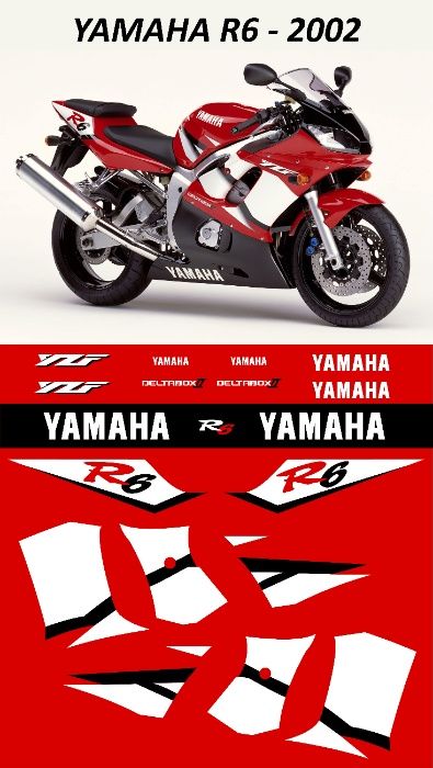 Kit Autocolantes Yamaha R6