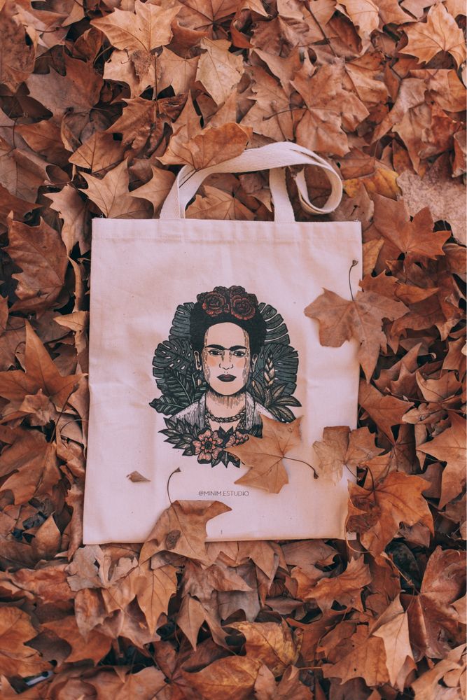 Tote bag Frida Kahlo (cores)