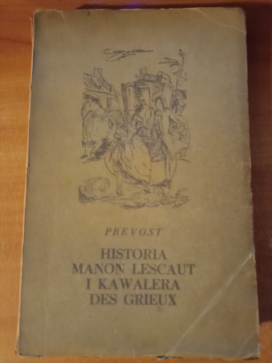 "Historia Manon Lescaut I kawalera des Grieux" Prevost