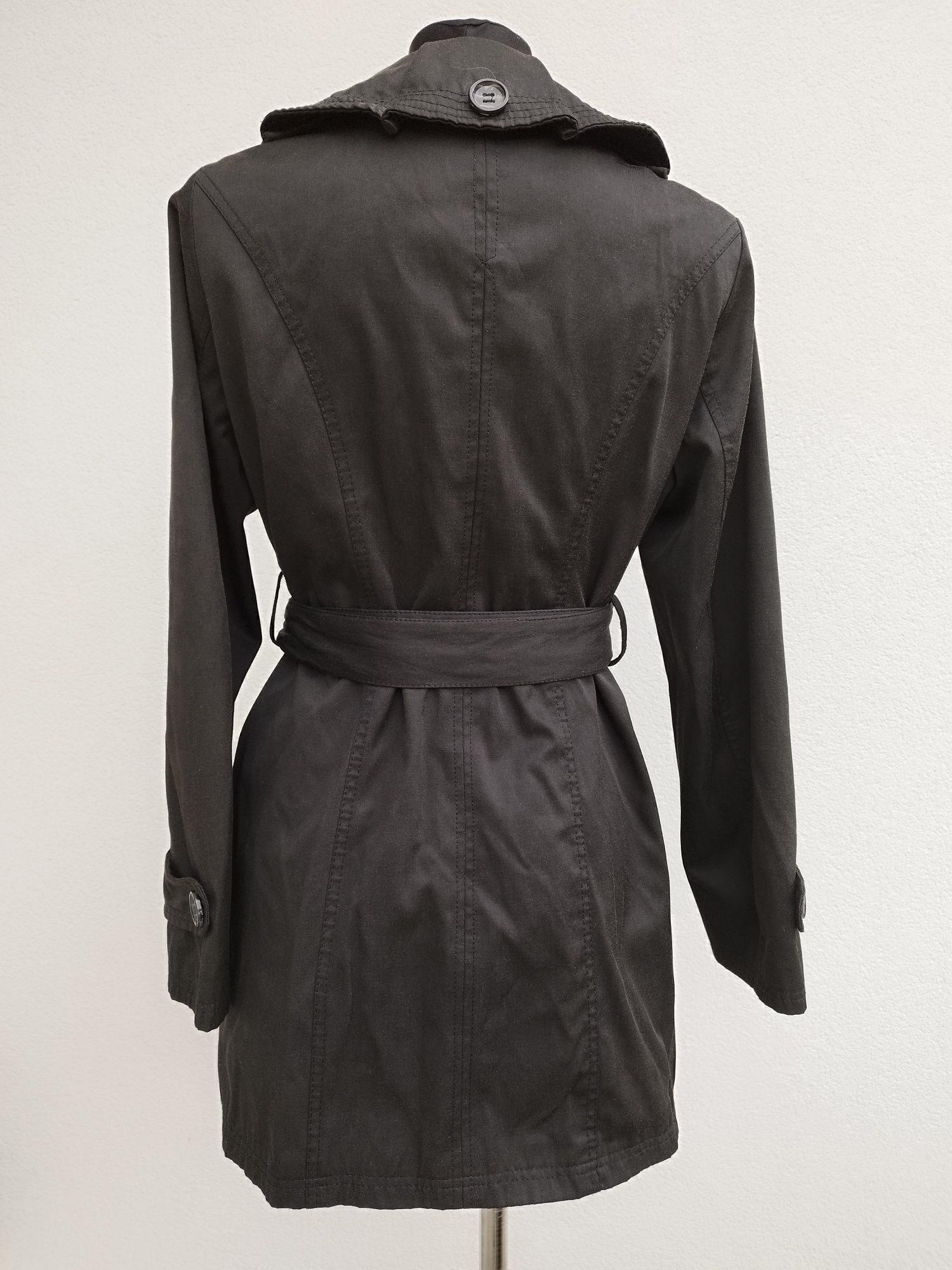 Czarny płaszczyk RCC fashion rozmiar 42/XL stan bdb
