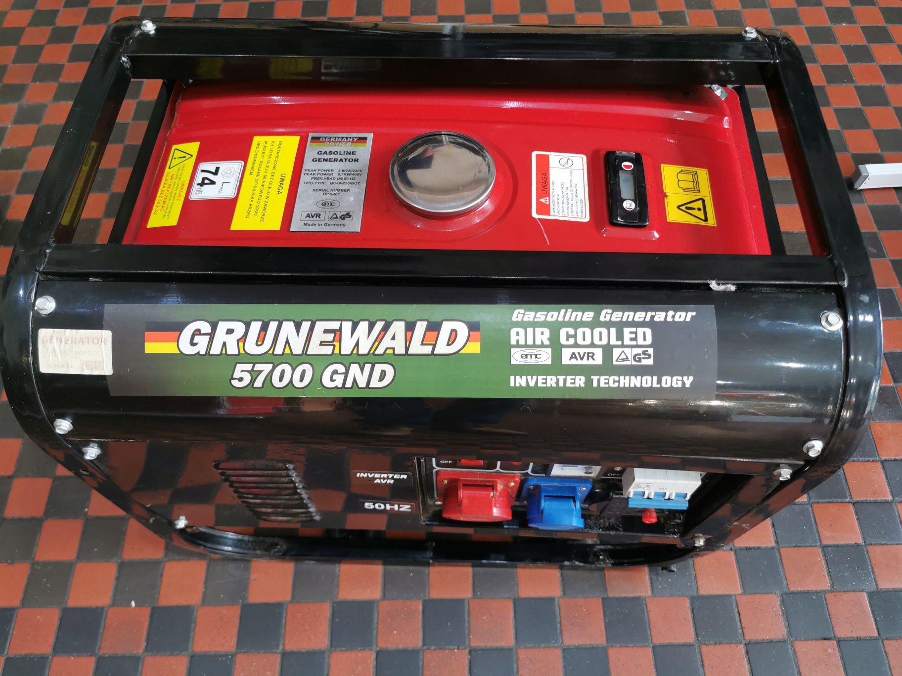 Agregat prądotwórczy GRUNEWALD 5700 GND