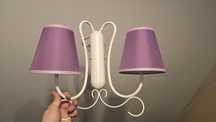 Lampa ścienna 2xzarowka