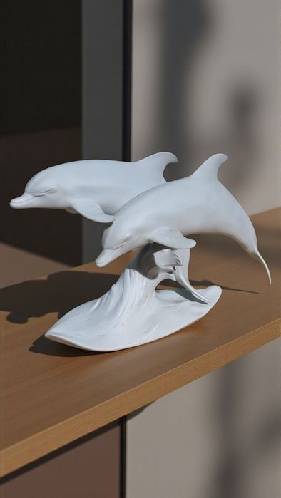 Figurka porcelanowa Kaiser – Delfiny
