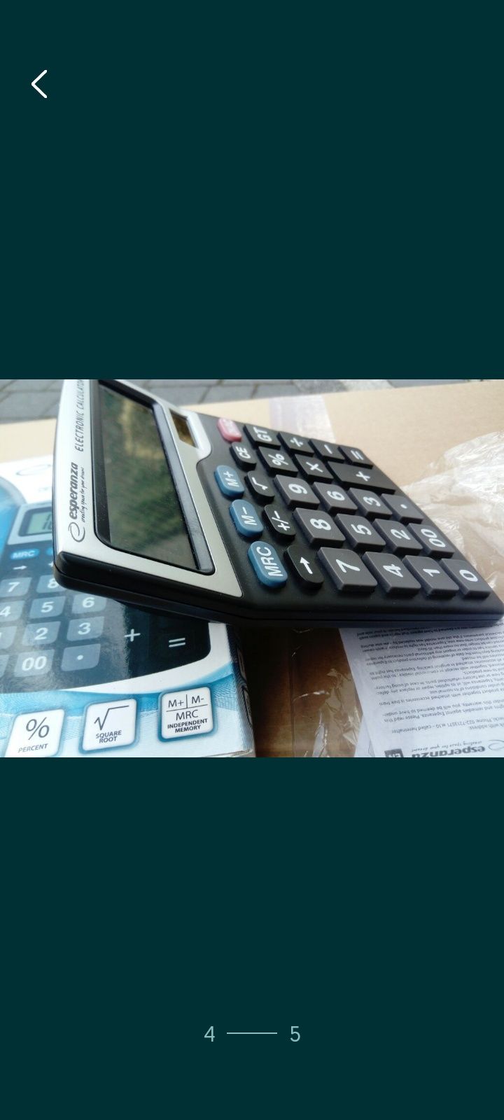 Kalkulator duży biurkowy