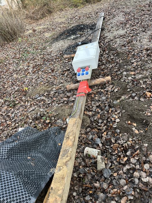 Skrzynka elektryczna przyłącze budowlane, rozdzielnia