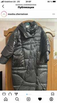 Пуховик пальто Италия 54 Зима
