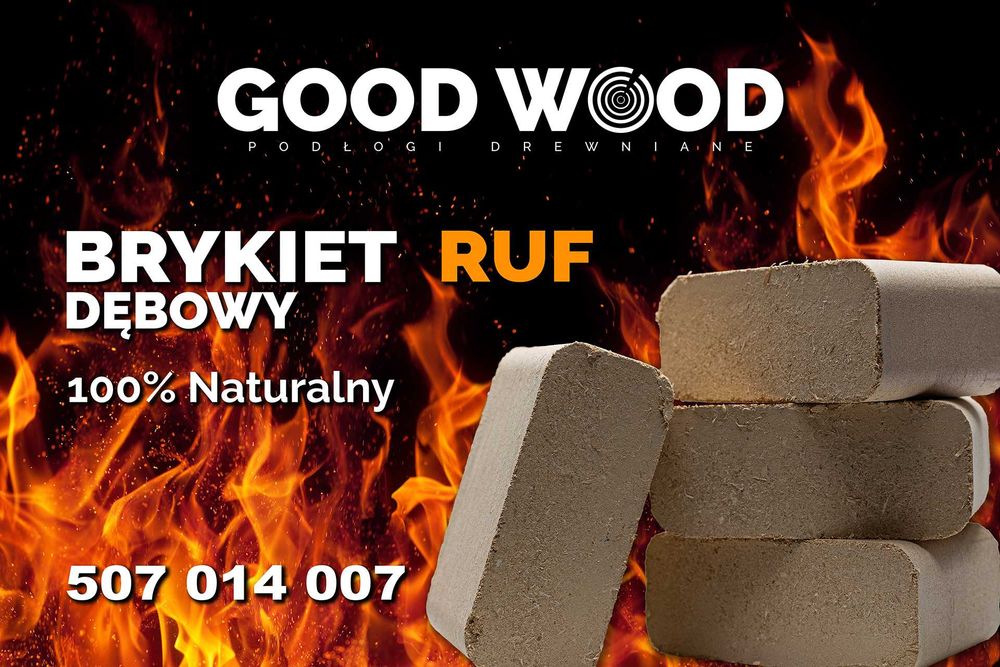 Brykiet drzewny dębowy RUF