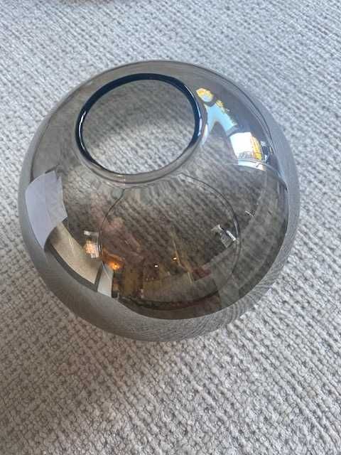Szklane klosze do lampy – 2 sztuki, przydymione szkło