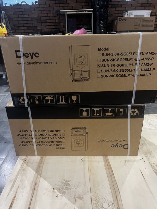 Гібридний Інвертор DEYE 6 Квт