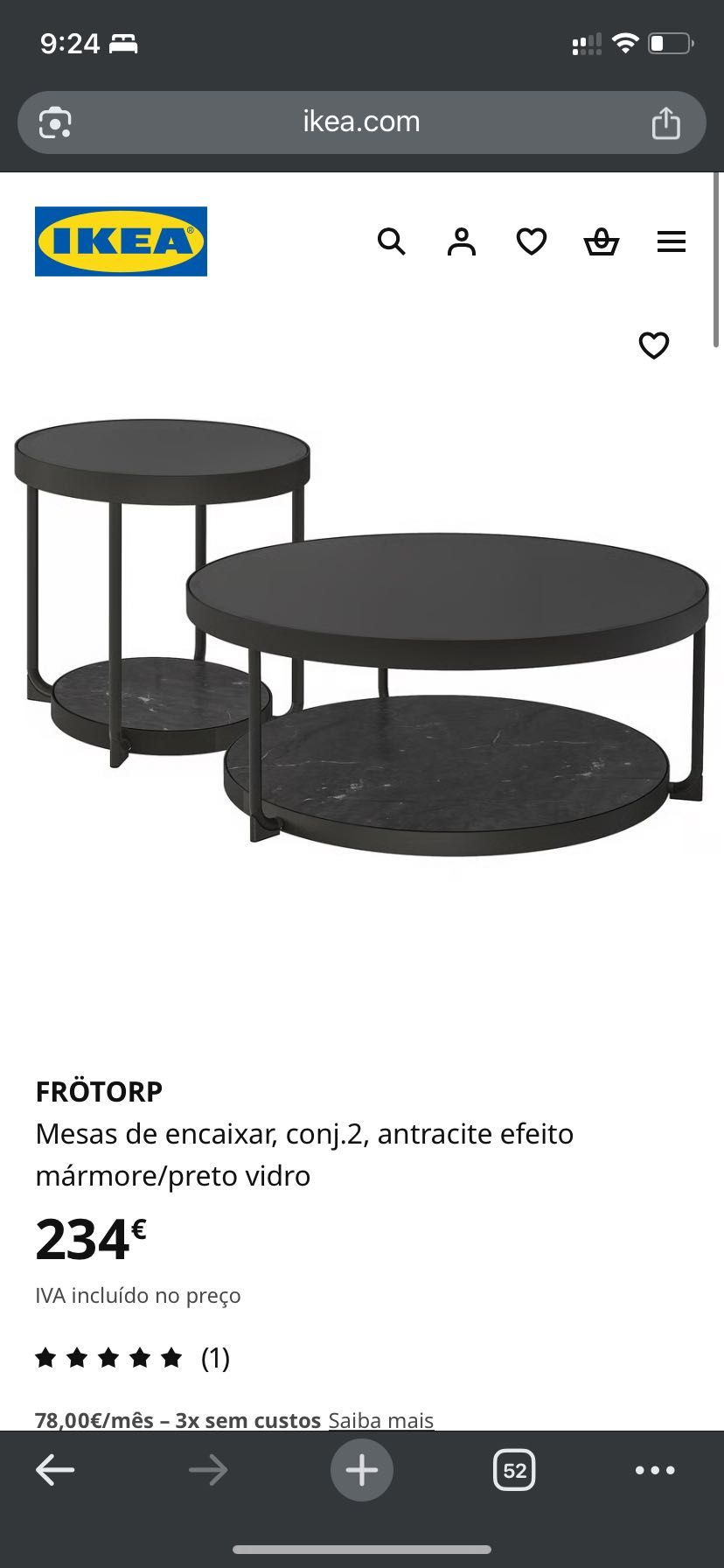 Vendo 2 Mesas de encaixar IKEA