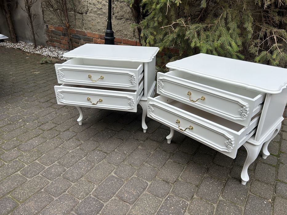 Stoliki Nocne Ludwikowskie Ludwik Szafki Nocne Komoda Po Renowacji