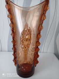 Duży wazon z Huty Laura design PRL.