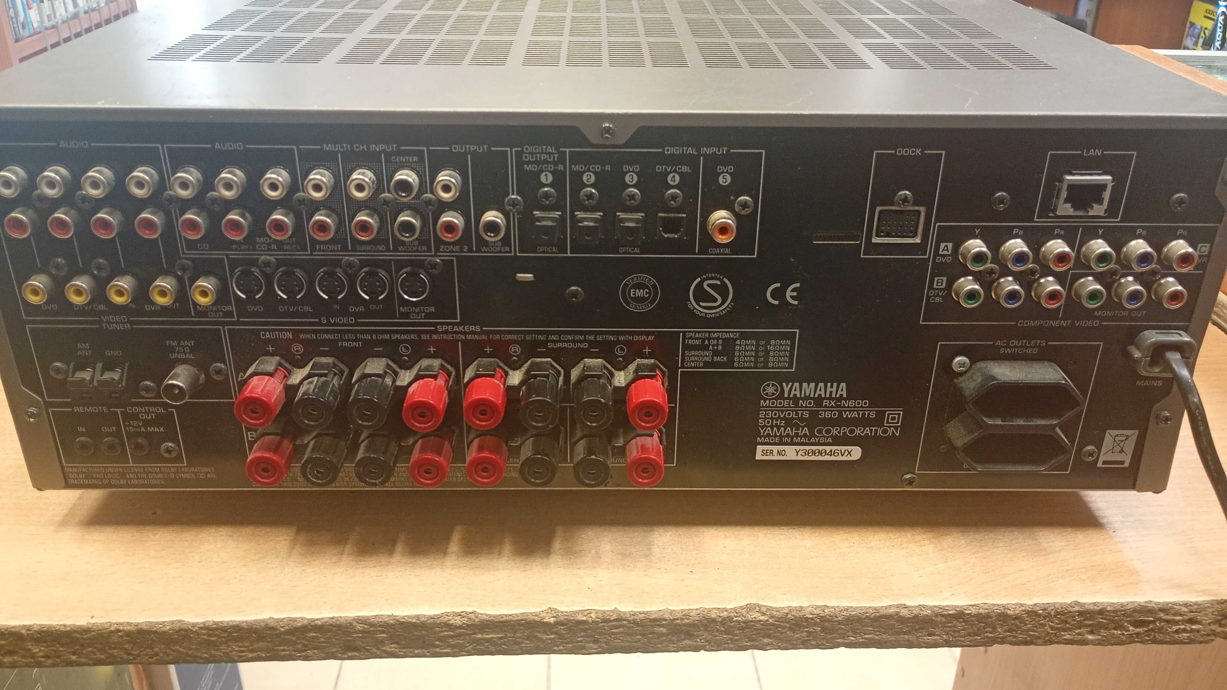 Amplituner 6.1 Yamaha RX-N600 / USB / 6x145 W -Komis MADEJ Dębica