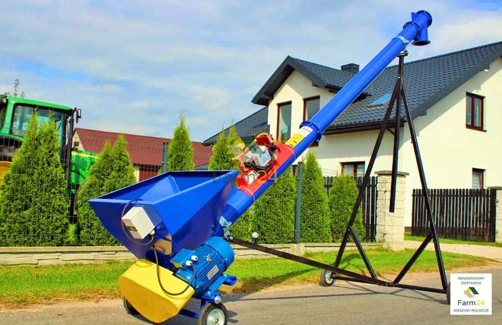 ZESTAW Zaprawiarka do zboża nasion + żmijka do zboża FI 140 + wózek