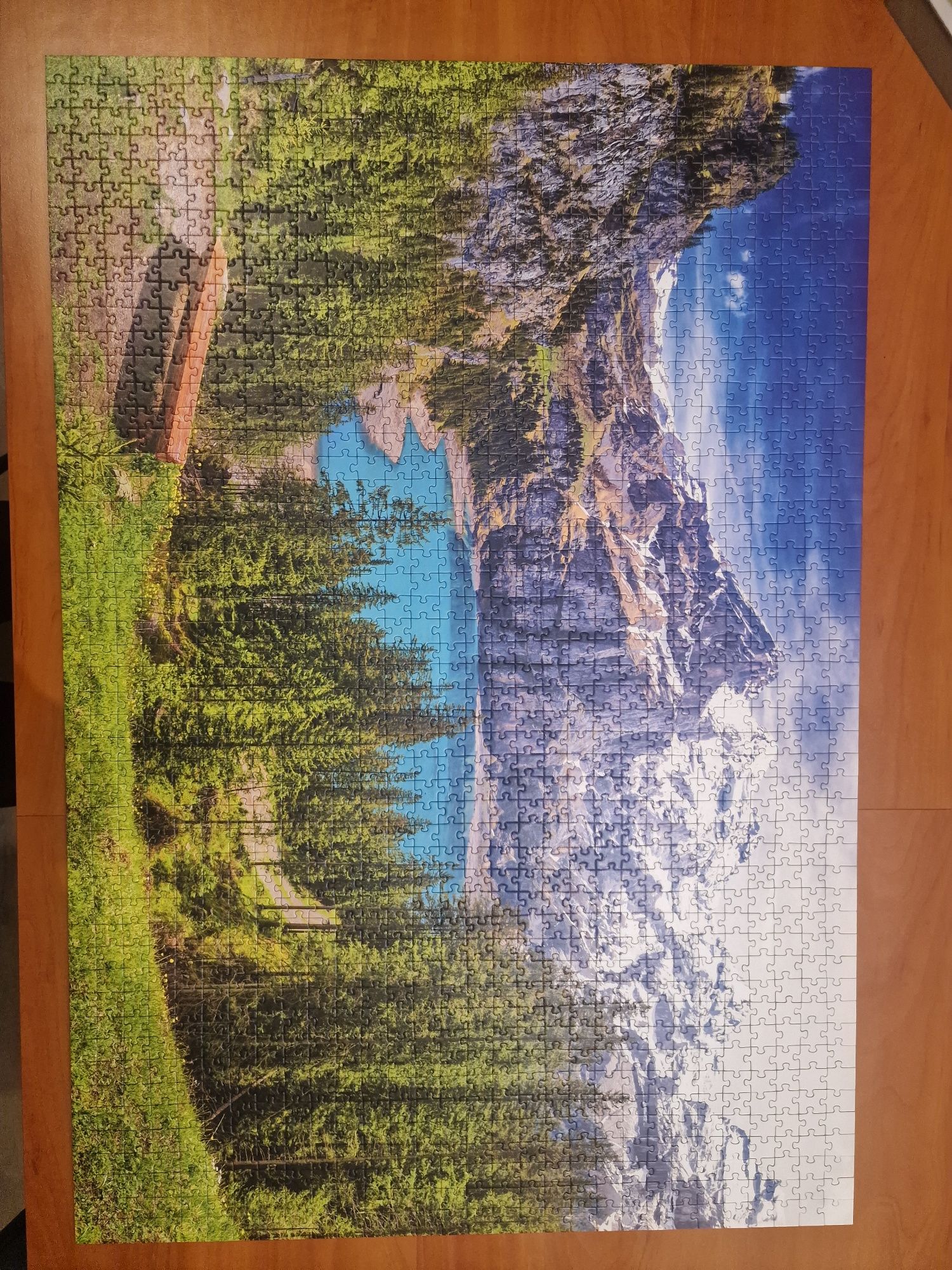 Puzzle Trefl, 1500 Jezioro Oeschinen, Szwajcaria