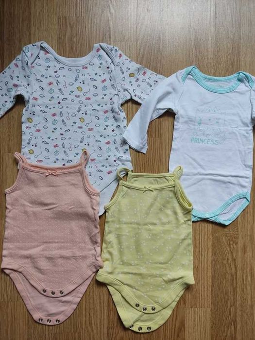 Zestaw ubrań paczka paka dla dziewczynki niemowlaka 80 86