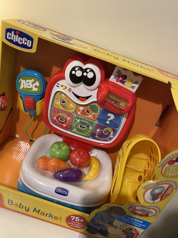 Kasa warzywniak sklep dla dzieci Chicco nowy do nauki języka