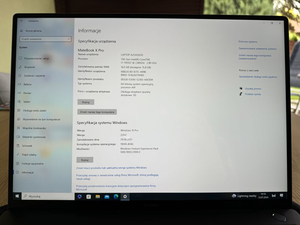 Huawei MateBook X Pro
