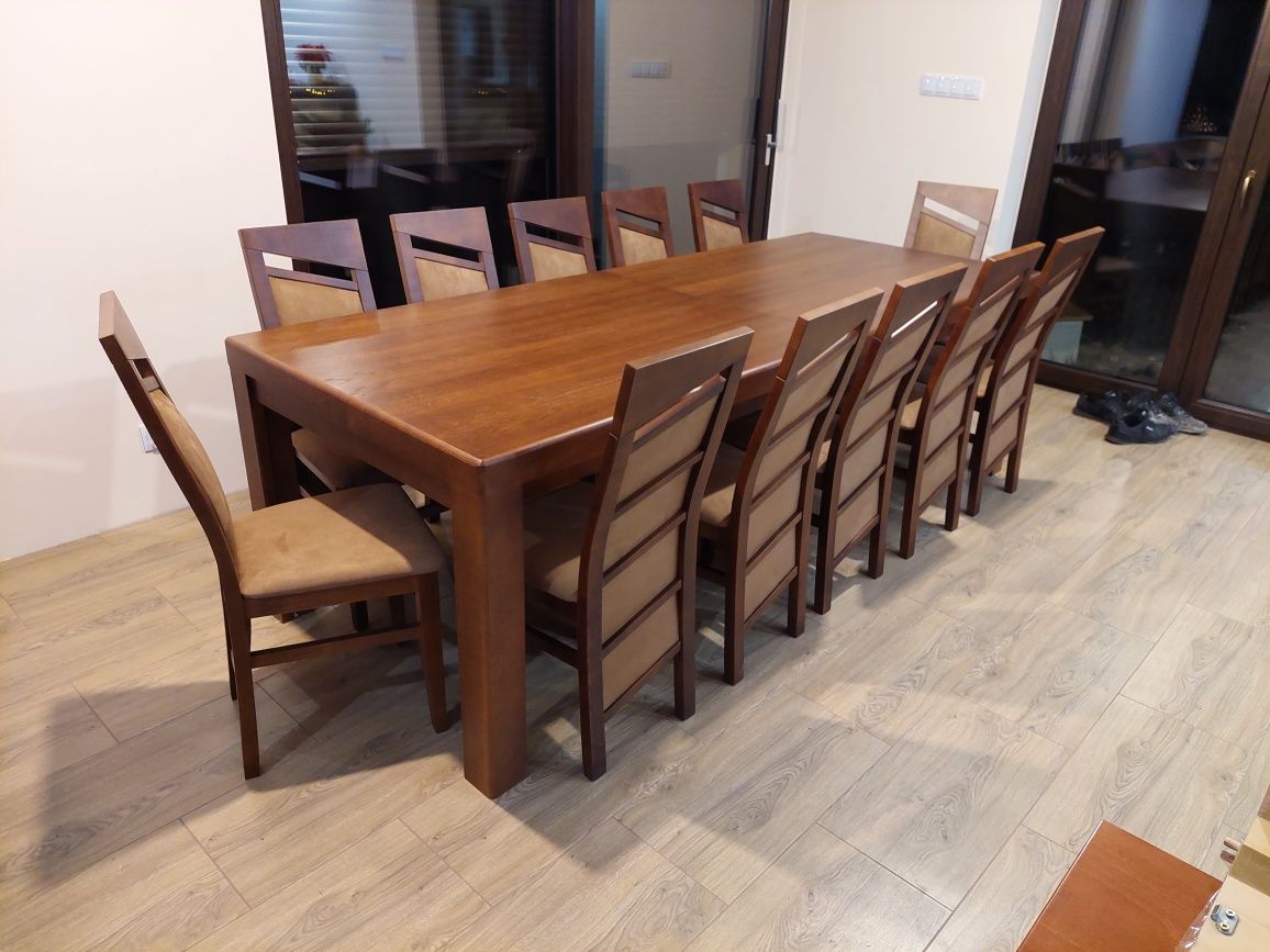 Stół do 350cm + 12 krzeseł różne kolory oraz wymiary, producent