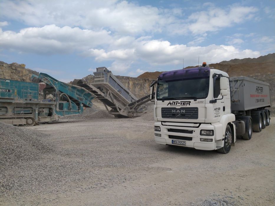 ANT-TER – Kruszywa z dostawą 24 h – tłuczeń, grysy, miał – Żyrardów