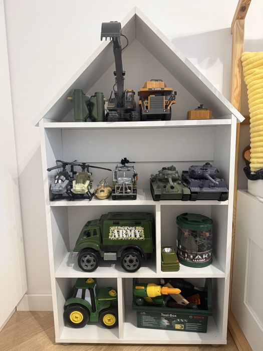 Regal szafka domek bialy