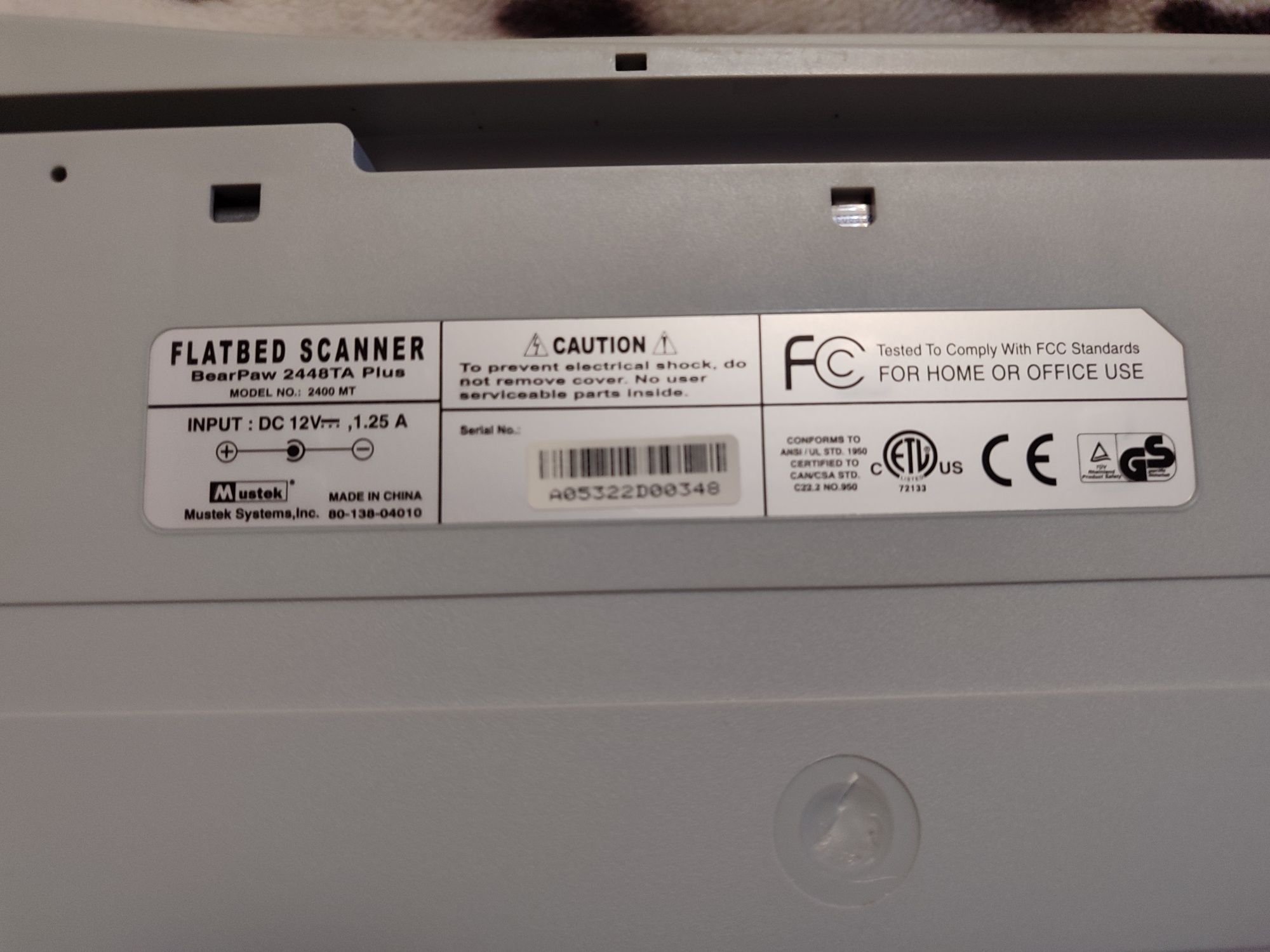 Сканер BearPaw 2448TA Plus
